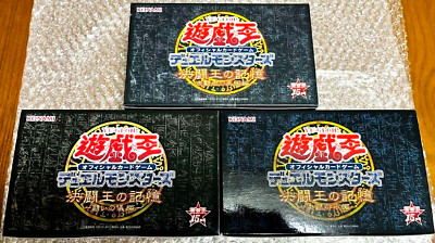 Yugioh Official Card Game Memories of the Duel King 3 Box Complete Japanese NEW