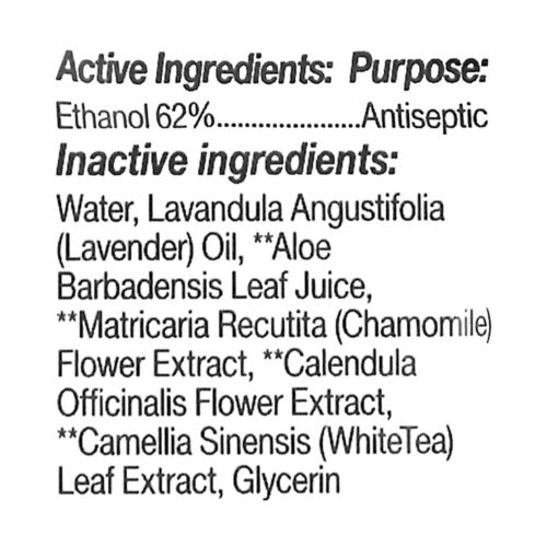 Everyone - Hand Sanitizer Wipes Lavender Aloe 15 Count (Pack of 6) - Picture 2 of 2