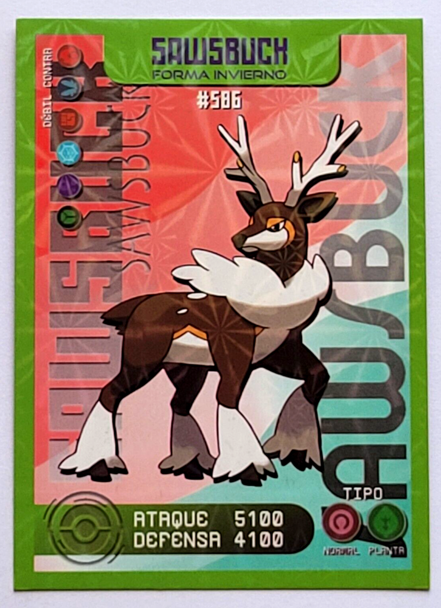 CARD POKEMON EJ VOL. VIII #39 WINTER FORM SAWSBUCK 2020 Unova PERU
