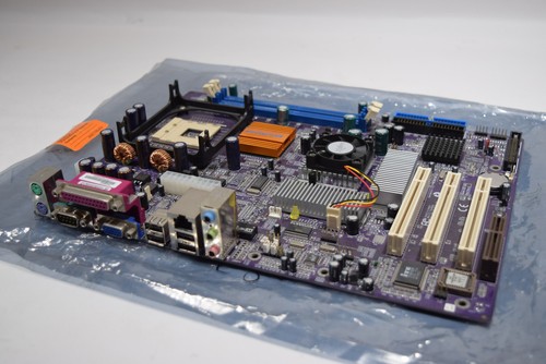 Motherboard ECS P4S8AG Rev:1.3 Socket 478 PCI ATX Rare Xabre Chipset/video - Picture 8 of 10
