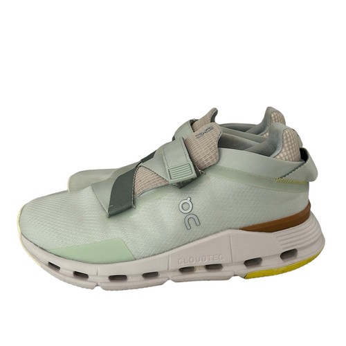 On Cloudnova Wrap Women’s Size 6 Running Shoes Sneakers Leaf Green Cumin - Picture 4 of 9