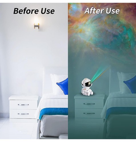 Astronaut Galaxy Star Projector LED Night Light Nebula Lamp Kids Room Decor Gift - Picture 20 of 25