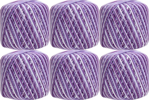 Threadart 100% Reine Baumwolle Mehrfarbig Häkelgarn Sets - 7 Farben & 2 Größen - Bild 46 von 46