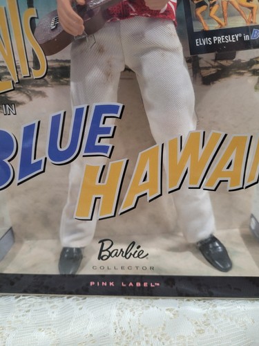 2009 Mattel Elvis In Blue Hawaii Barbie Collector Pink Label #R4509 NRFB - Picture 6 of 7