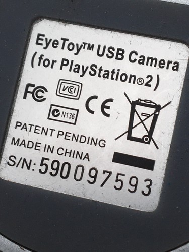 Sony Playstation 2 Eye Toy Camera PS2 USB Genuine Original Free Postage Game - Picture 2 of 4