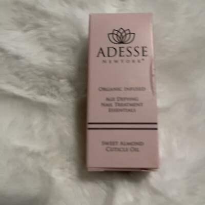 ADESSE Sweet Almond CUTICLE OIL Organic Infused Nail Treatment Age Defying NEW