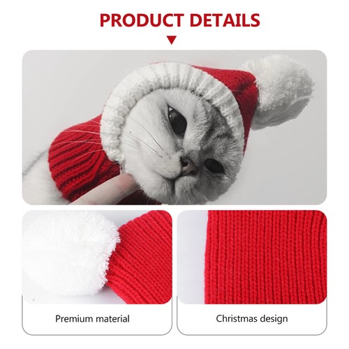 Weihnachten Hundekostüm Hund Weihnachten Party Hüte Hunde Weihnachtskostüm - Bild 5 von 11