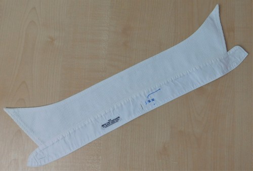 Vintage collar Jermyn Street Shirtmakers size 14 textured detachable white - Picture 3 of 3