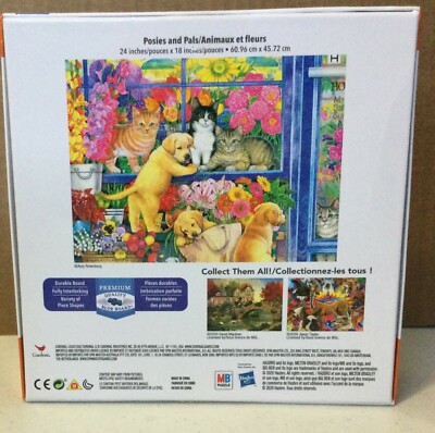Milton Bradley 300 Piece Jigsaw Puzzle Posies and Pals Amy