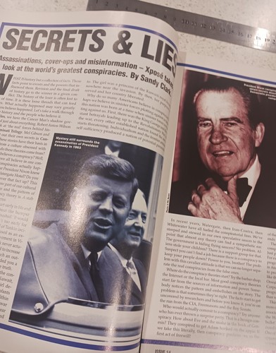 Xpose Magazine #14 1997 Xfiles Gillian Anderson David Duchovny UFO ALIENS JFK - Picture 15 of 22