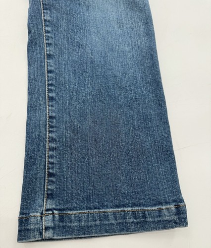 Gap Jeans Boot Cut Capri Size 10 Blue Medium Wash Denim Stretch Women’s Western - Picture 3 of 9