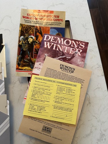 Demon's Winter Vintage Video Game for Commodore 64 Floppy Disk No Original Disk - Picture 5 of 7