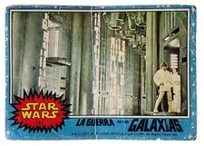 STAR WARS BLUE BORDER 1978 CARD STANI topps ARGENTINA #41 Luke Skywalker Leia