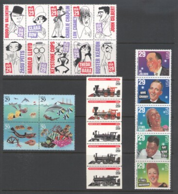 1994 U.S. COMMEMORATIVE YEAR SET *104 STAMPS* WITH S/S & SHEETS