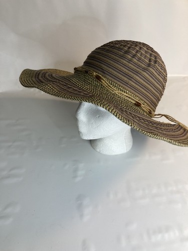 The Scala Collection Webhut breite Krempe gewebt natur Sonnenhut One Size Boho