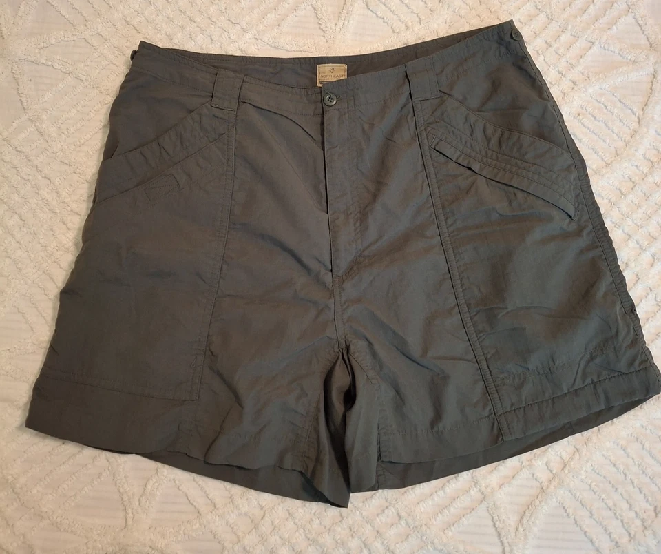 Pantalones Cortos Northeast Outfitter Para Mujer Talla 14 Senderismo Caminar Nylon Bolsillos Verde Foto 4 de 4