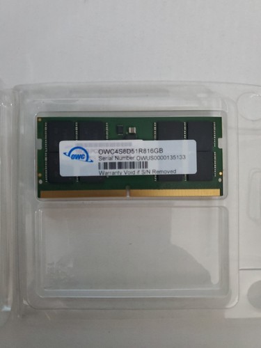 OWC 16GB DDR5 4800MHz SODIMM 262pin Laptop Memory 1Rx8 Non-ECC RAM
