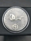 Vintage 1981 S Hoffman and Hoffman Unicorn  1 oz .999 Fine Silver Art Round