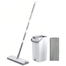 JORDAN&JUDY Mop Eimer Set mit 2 Tüchern 125c...