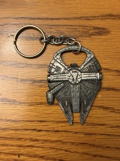 Star Wars Millennium Falcon Replica Warships Space Ship Keychain Bottle Opener