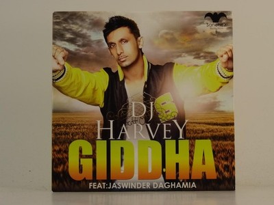 DJ HARVEY FT JASWINDER DAGHAMIA GIDDHA (H1) 2 Track Promo CD Single including Ca