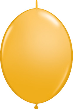 Qualatex QuickLink Goldenrod 15cm 6 Inch Luftballons 50 Stück Ballon Orange