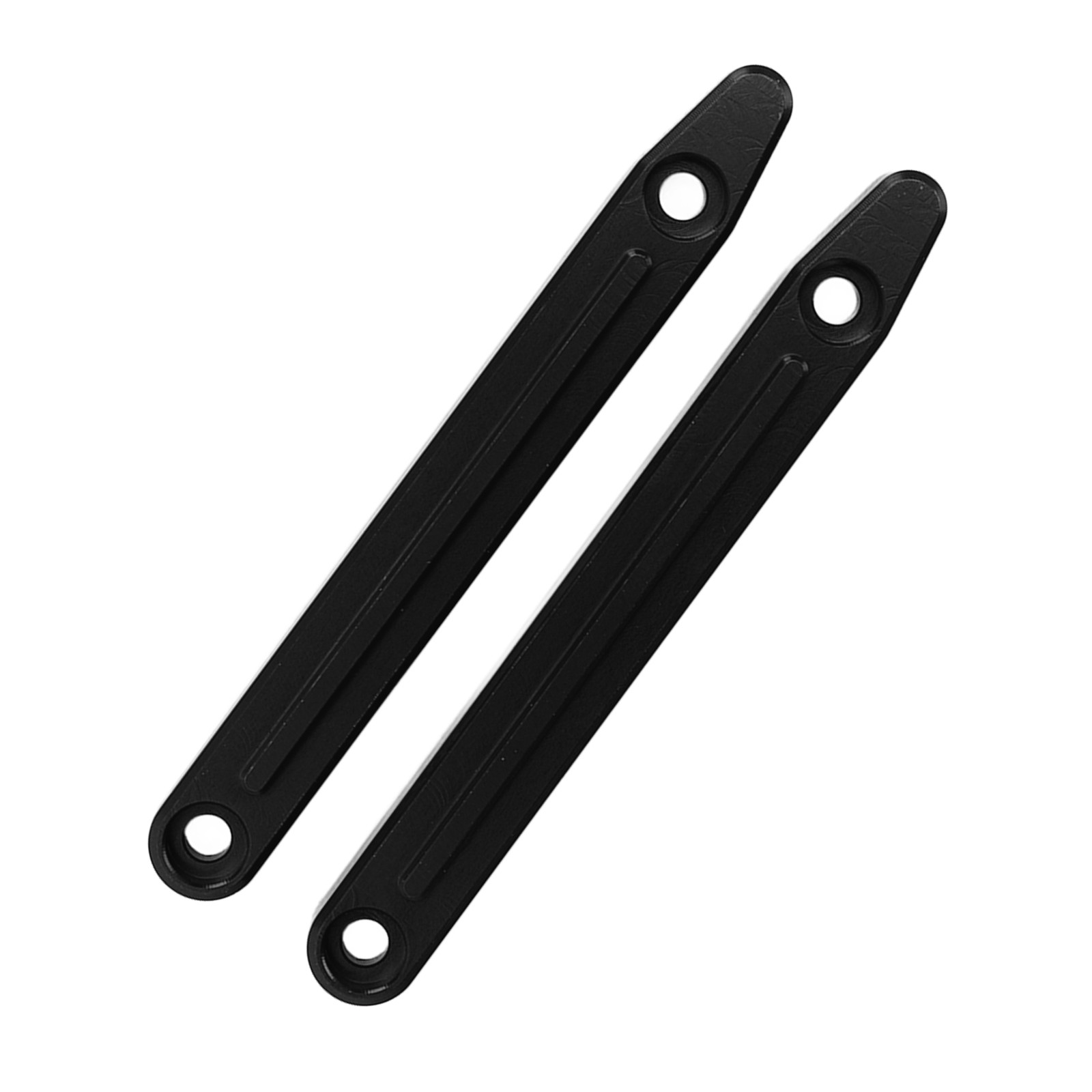 US (Black)RC Roof Rails Aluminum Alloy Upgrade Part Replacement Roof Rail BJ