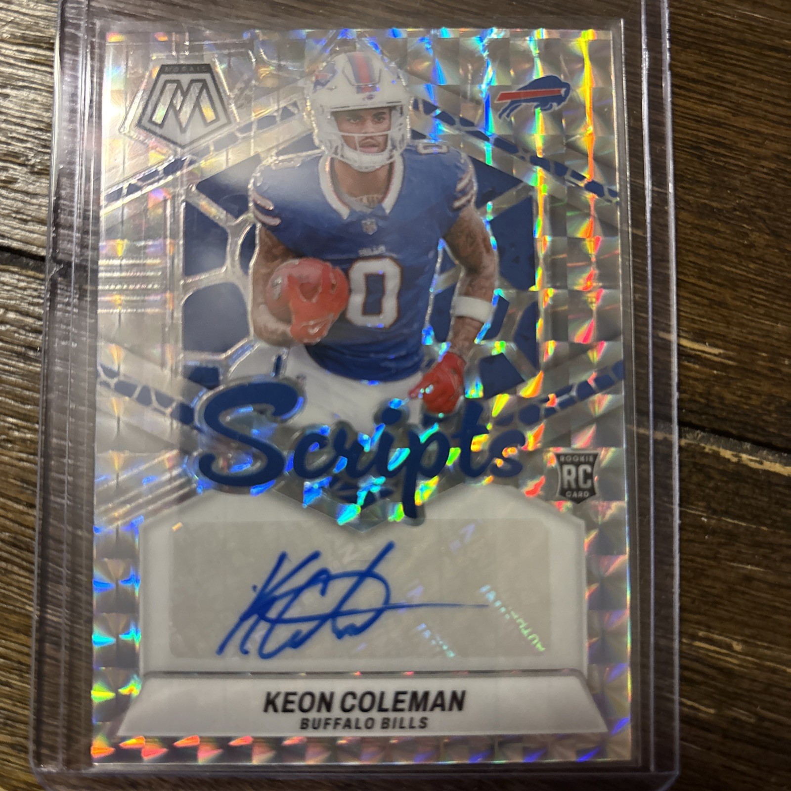 Keon Coleman Panini Phoenix Rookie Silhouettes Autographs Relic #RSKCN Silver