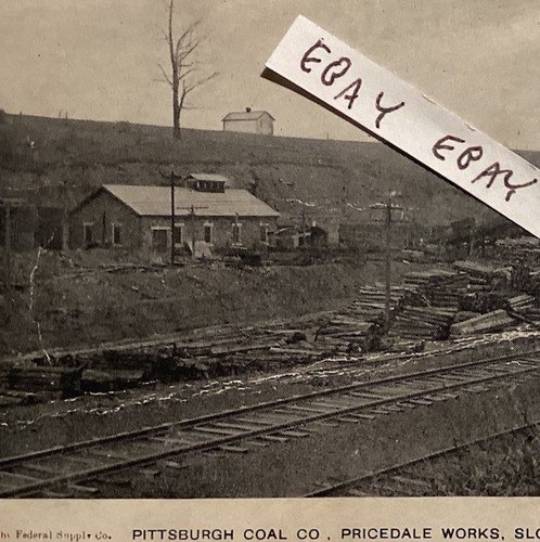 PRECIO TEMPRANO PA. PITTSBURGH COAL CO. SOMERS NO. 2 POSTALES RARAS MINA DE CARBÓN - Imagen 3 de 4