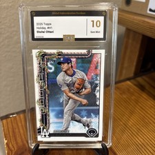 2025 Topps Holiday #H1 Shohei Ohtani GAS 10
