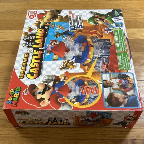 Super Mario Bros Castle Land Tabletop Video Game Based Rare Toy Epoch Ball Maze - Picture 3 of 18
