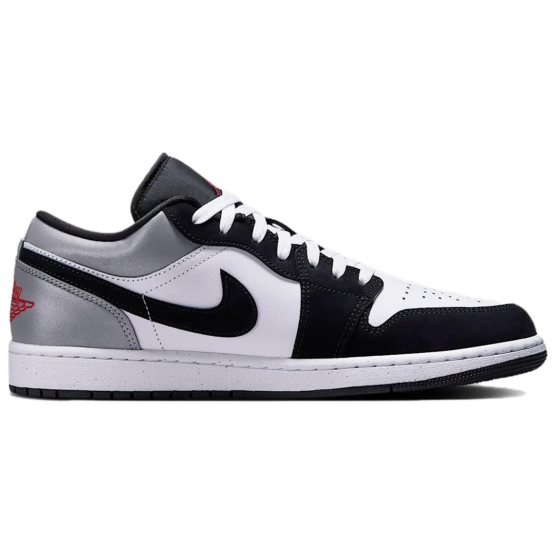 Air Jordan 1 SE Low White Black Matte Silver - HF3148-106 | eBay