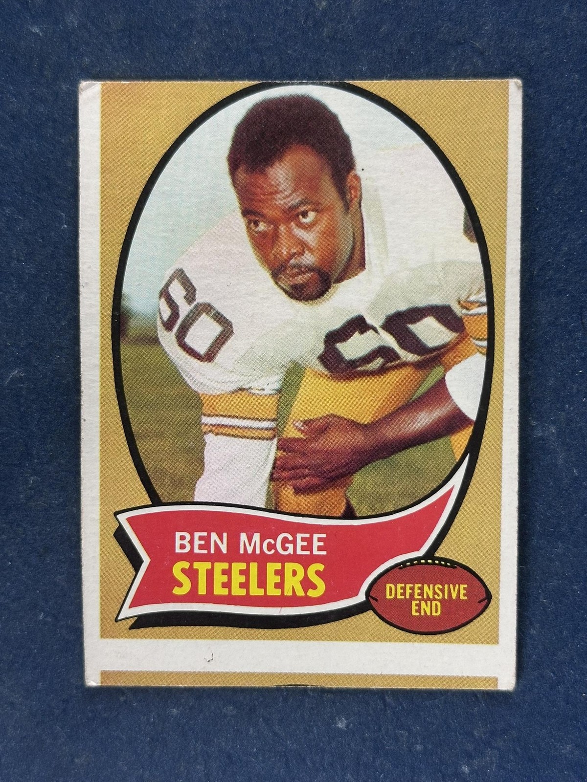 1970 Topps #78 Ben McGee Pittsburgh Steelers POOR