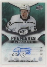 2018-19 Upper Deck Ice Premieres 231/299 Jaret Anderson-Dolan #IPA-JA Auto x7n