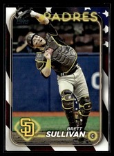 2024 Topps Update Independence Day Brett Sullivan 37/76 San Diego Padres #US34