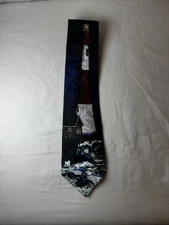 Steven Harris Mens Neck Tie Lighthouse Novelty  