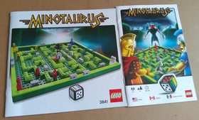 LEGO Minotaurus #3841 Set Board Game 100% Complete