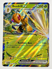 Pokemon Chaos Rising Beedrill EX 3/86 Double Rare Mega Evolution NM