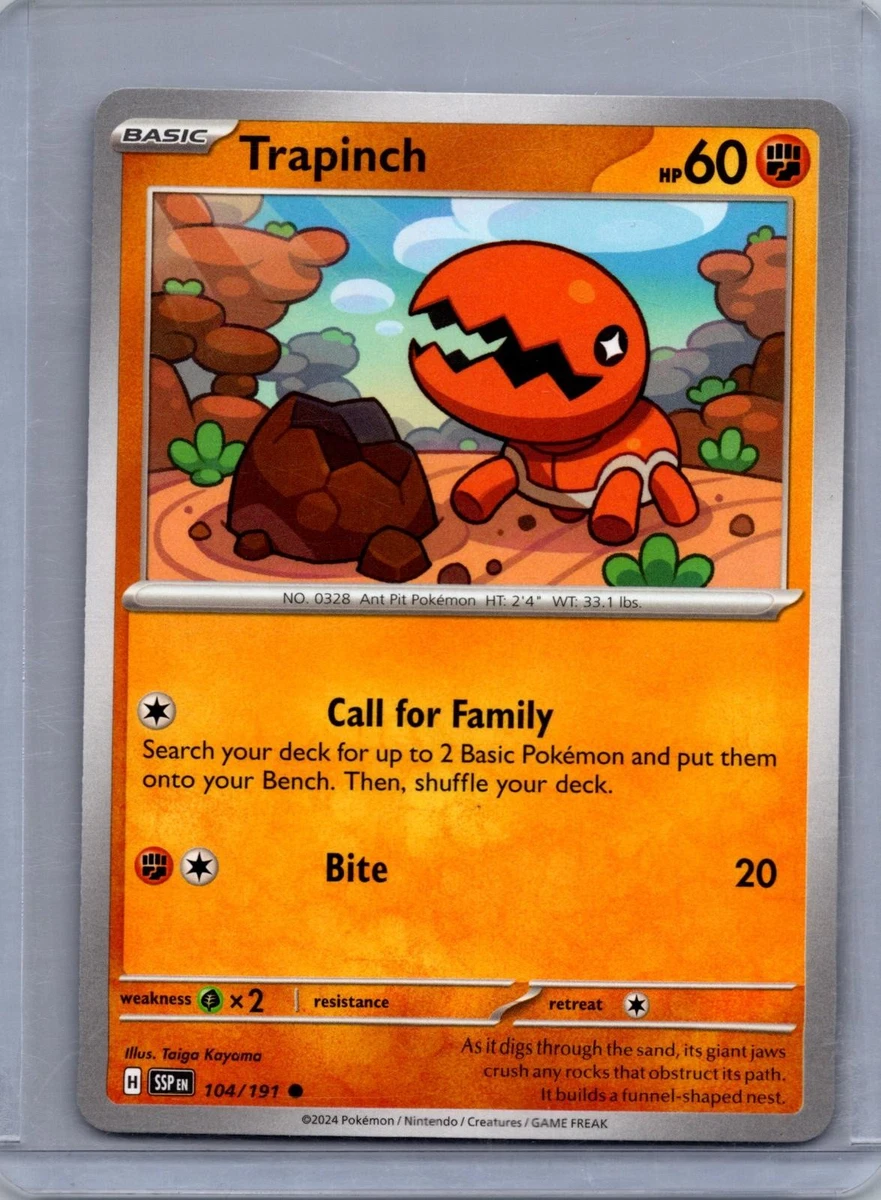 Trapinch Pokémon TCG Cards for sale | eBay
