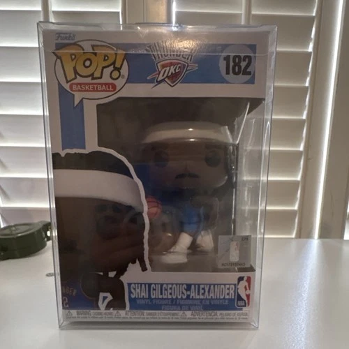 Funko Pop! NBA Shai Gilgeous-Alexander Basketball Figure #182 With Protector
