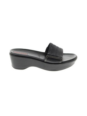 Prada Linea Rossa Women Black Sandals EUR 38