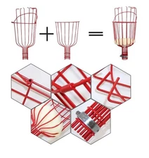 Fruit Picker Basket Detachable Prevent Rust Multifunctional Fruit Picker Tool MG