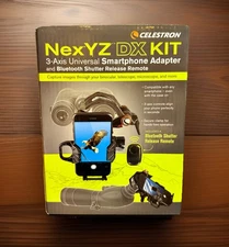 Celestron NexYZ 3-Axis Universal Smartphone Adapter Kit Bluetooth Shutter Remote