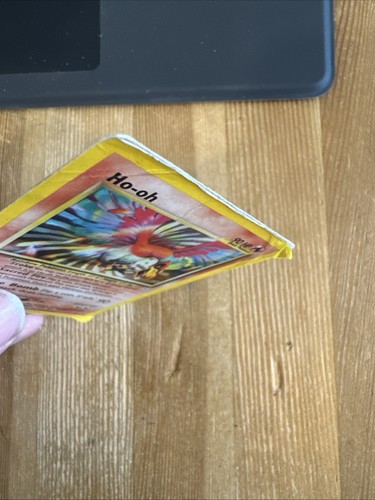Ho-oh - 7/64 - Pokemon Neo Revelation Unlimited Holo Rare Card WOTC VERY DAMAGED - Picture 4 of 4