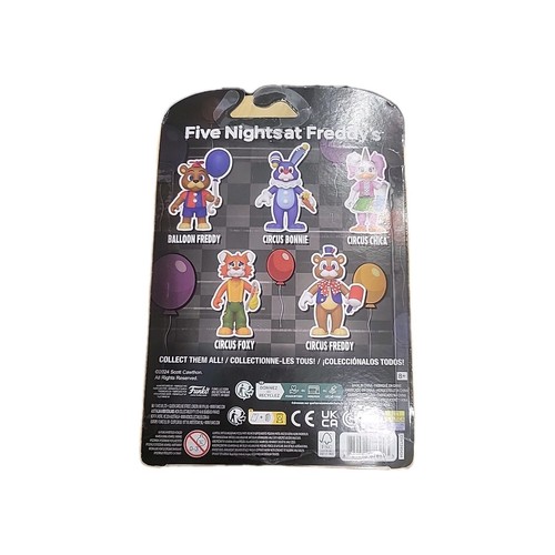 FIGURA DE ACCIÓN FUNKO FIVE NIGHTS AT FREDDY'S FNAF 5" CIRCO FREDDY VINILO 2024 - Imagen 2 de 2