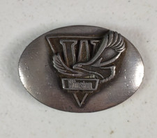 Vintage Winston Eagle Silver Belt Buckle Made in USA