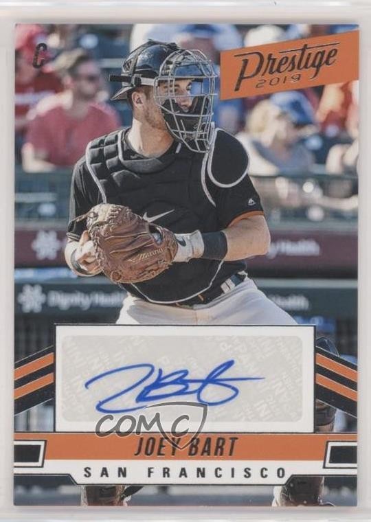 2019 Panini Chronicles Prestige Joey Bart #PA-JB Auto 4l3