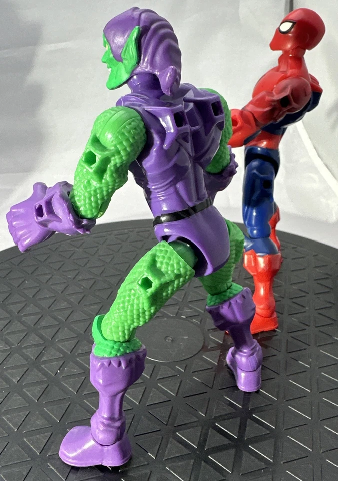 蜘蛛侠漫威超级英雄面具蜘蛛侠和绿妖精人偶孩之宝 — 第 4/4 张图片