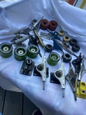 Lot Of Skateboard Trucks/ Wheels World Industries Kryptonics Darkstar Vision