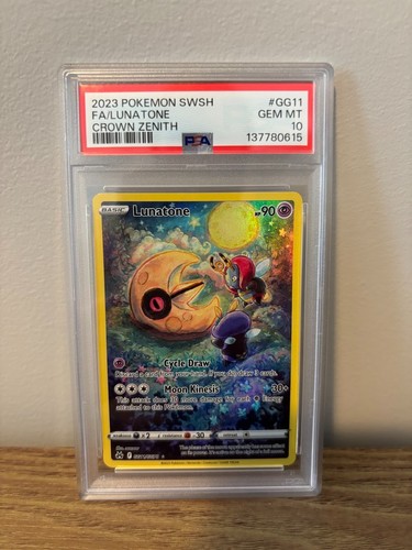 Lunatone graded PSA 10 for sale on eBay